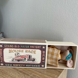Maileg Big Brother Mouse – Race Car / Mouse Race – Matchbox